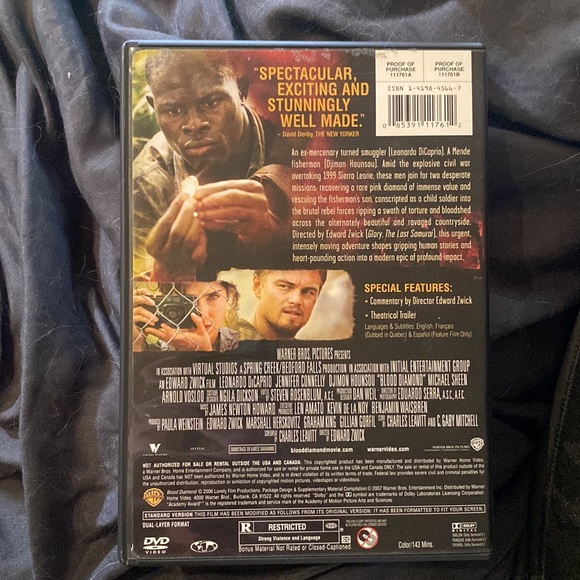 Blood Diamond DVD - Picture 2 of 2